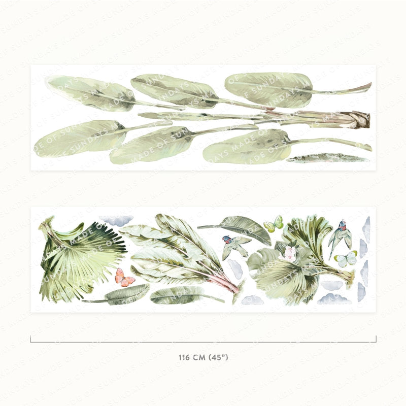 Jungle Plants Wall Stickers, wall decals by Made of Sundays