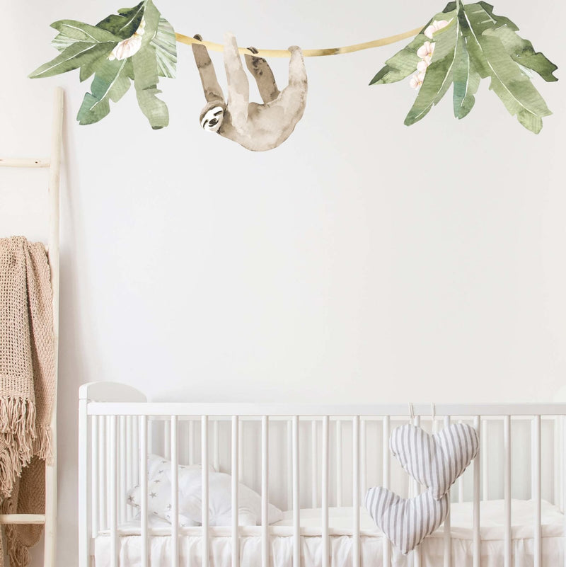 Autocollant mural Paresseux de la jungle