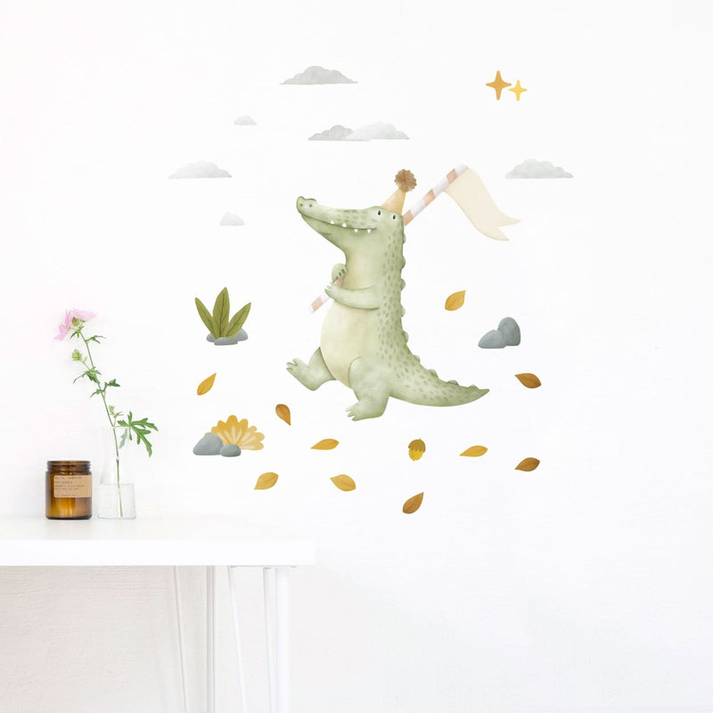 Autocollant mural Kallan le Crocodile