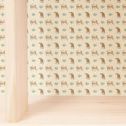 Leopards and Plants Dollhouse Wallpaper - Dollhouse Wallpapers by Made of Sundays