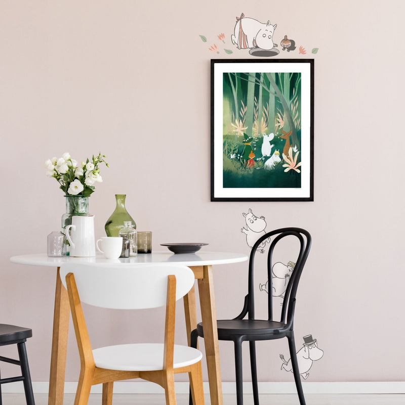 Moomin in the Forest Poster