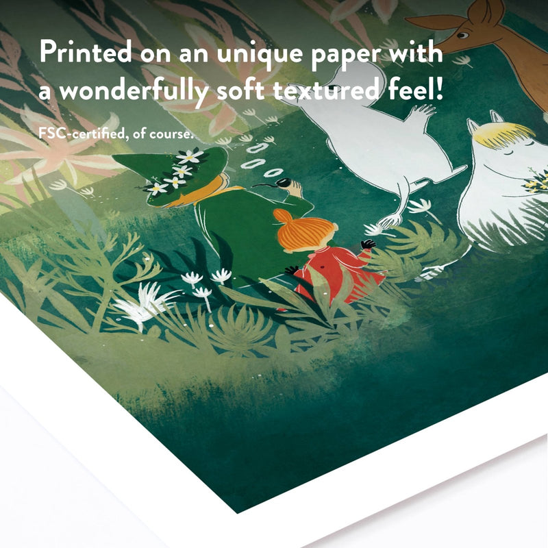 Moomin in the Forest Poster