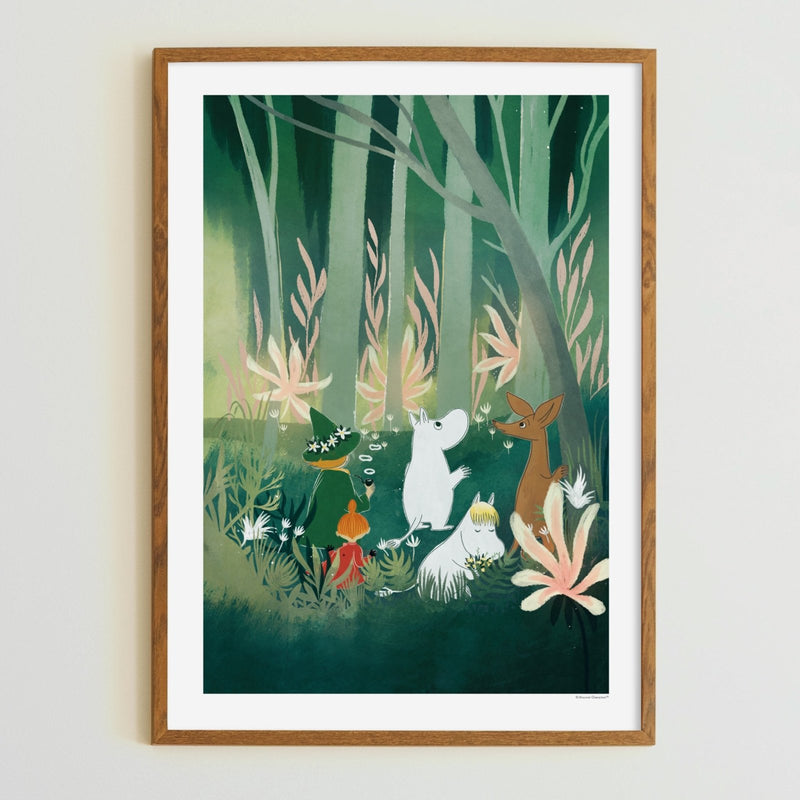 Moomin in the Forest Poster