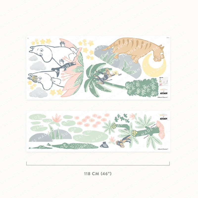 Moomin Jungle Adventure Wall Stickers
