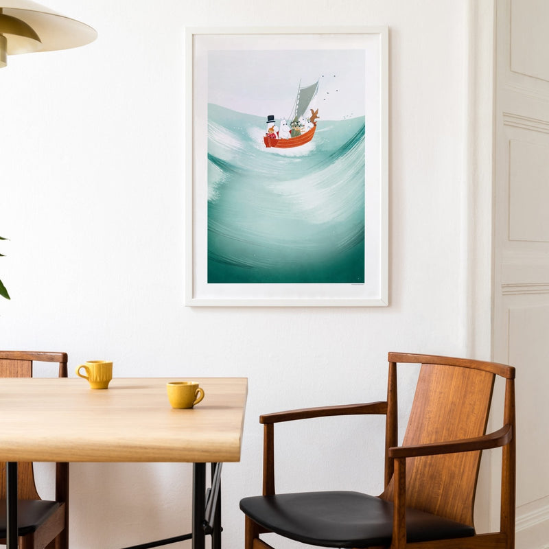 Moomins and the Sea Poster