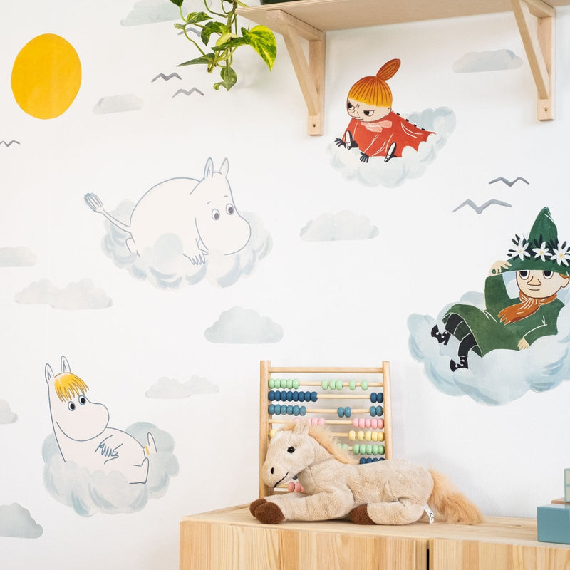 Moomins on Clouds Wall Stickers
