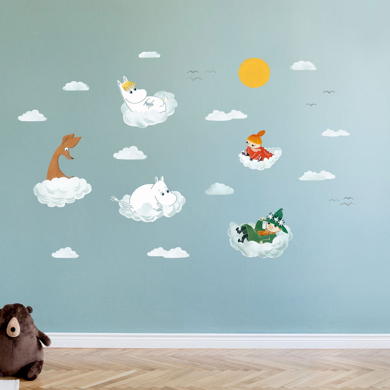 Moomins on Clouds Wall Stickers
