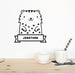 Name Sticker, Tofu the Tiger, wall decals by Made of Sundays
