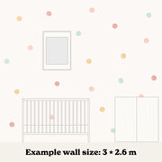 Neutral Mix Polka Dot Wall Stickers - Made of Sundays