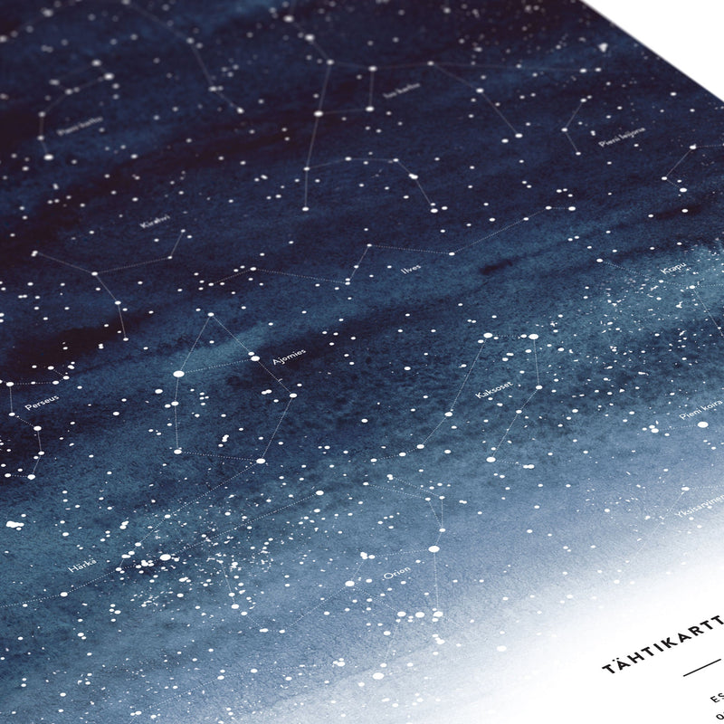 Night Sky Star Map, Indigo - Made of Sundays