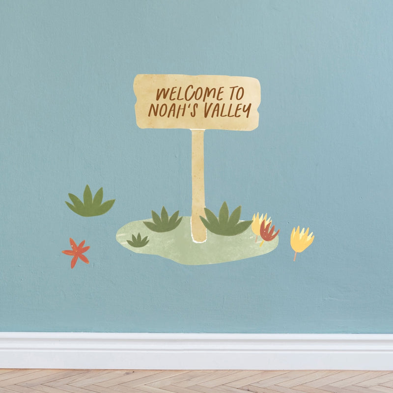 Personalised Sign for the Moomin Valley