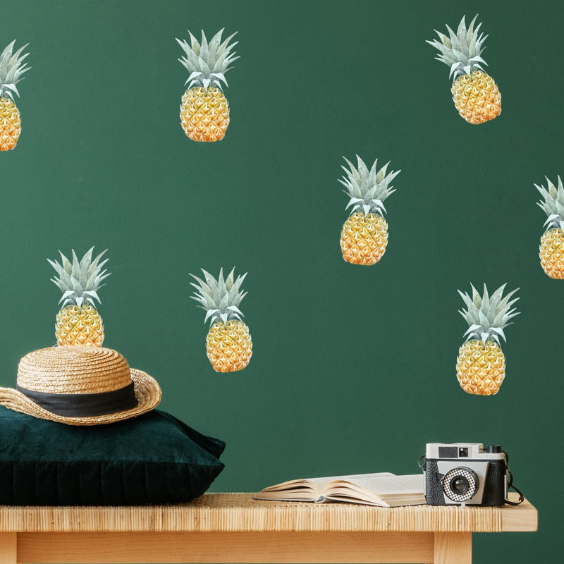 Pineapple Wall Stickers, wall decals by Made of Sundays
