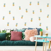 Pineapple Wall Stickers, wall decals by Made of Sundays