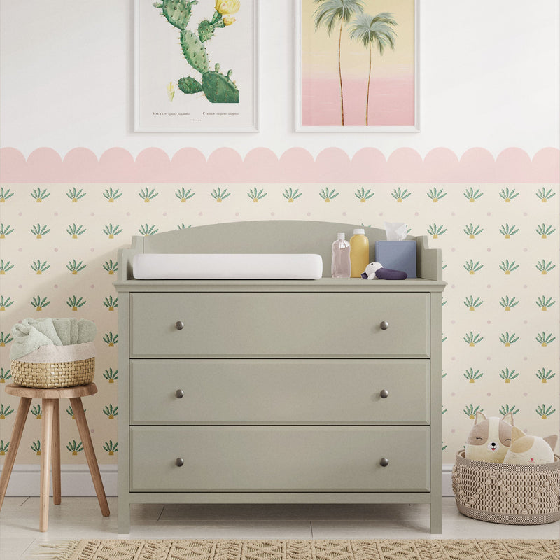 Pineapples and Dots Wallpaper - Peel & Stick Wallpapers by Made of Sundays