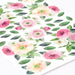 Pink Garden Watercolour Flowers Wall Stickers, wall decals by Made of Sundays