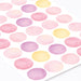 Pink Mix Watercolour Polka Dot Wall Stickers, 3.5 cm, wall decals by Made of Sundays