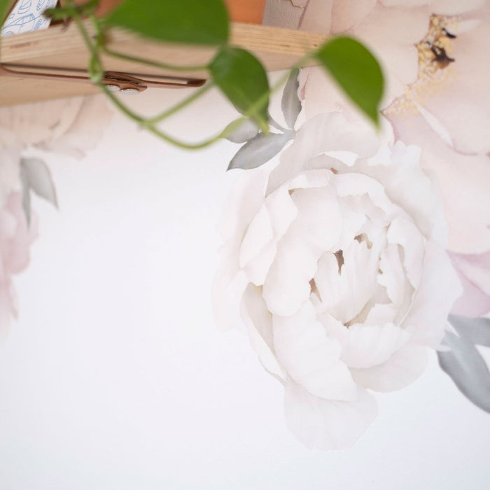 Pink Peony Floral Wall Stickers - Made of Sundays