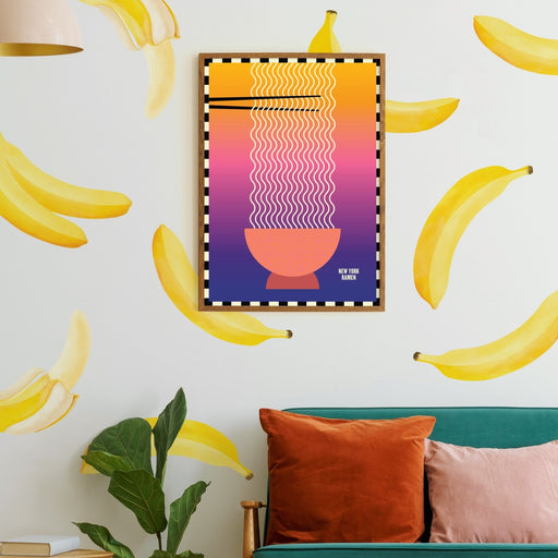 Pop Art Big Bananas Wall Stickers - Made of Sundays