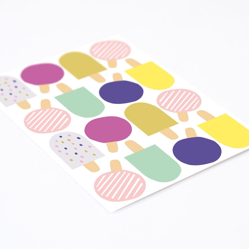 Pop Popsicles Wall Stickers, wall decals by Made of Sundays