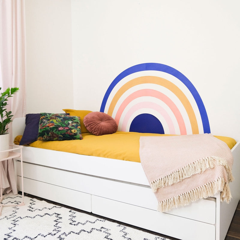 Rainbow Mural wall sticker, Art Deco, wall decals by Made of Sundays
