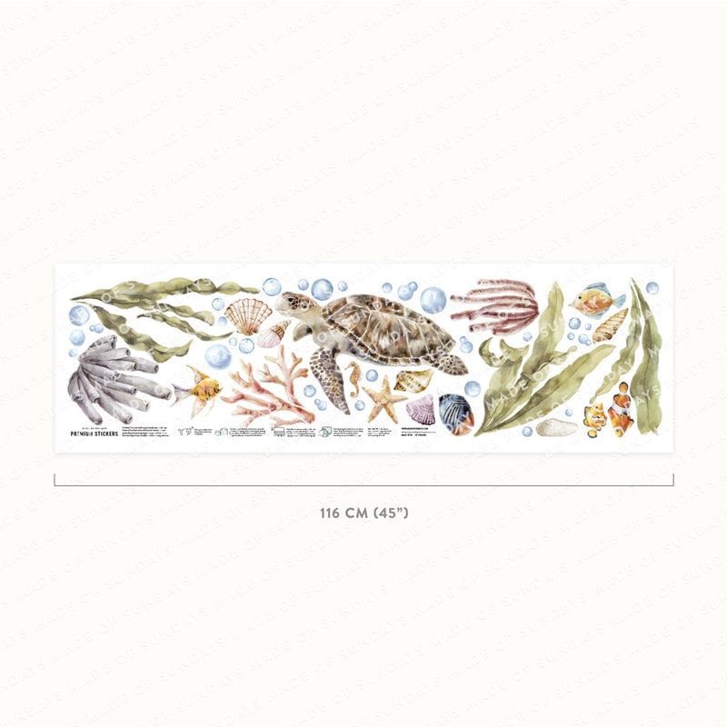 Sea Life Turtle Wall Stickers