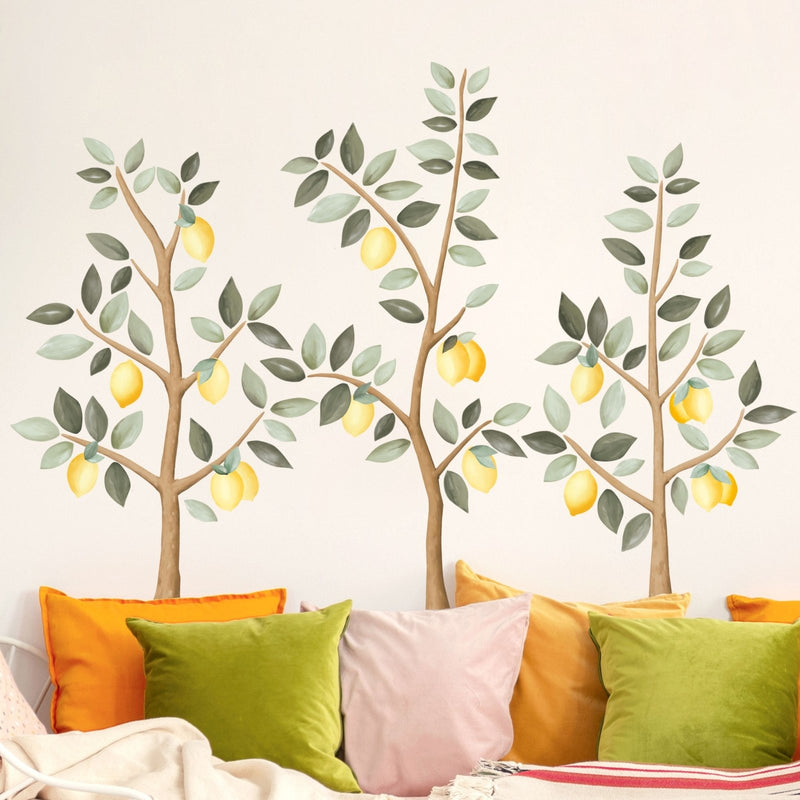 Small Lemon Trees Wall Stickers