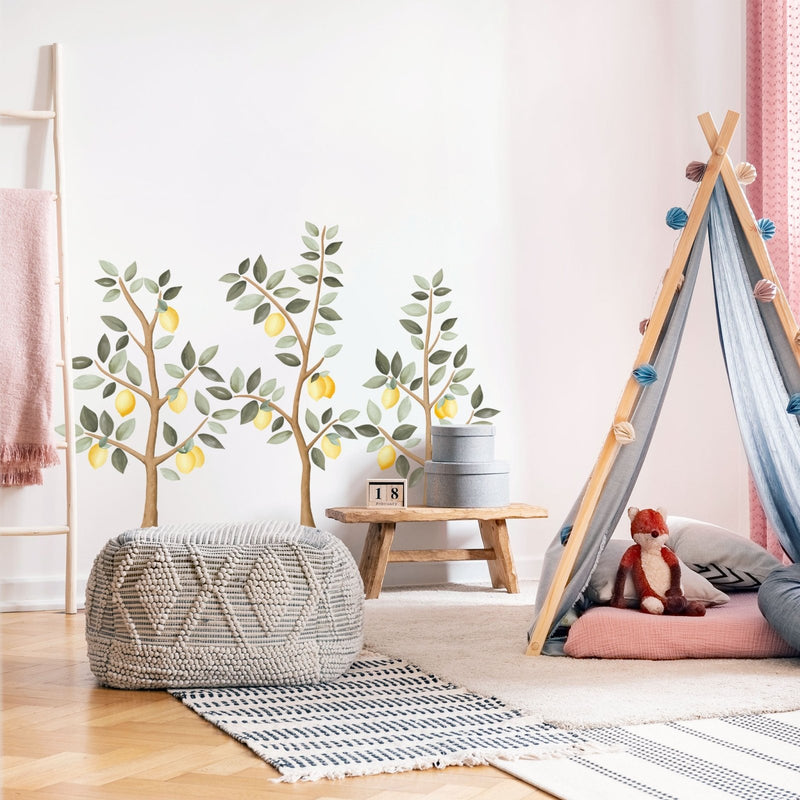 Small Lemon Trees Wall Stickers