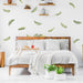 Small Watercolor Palm Leaves Wall Stickers, wall decals by Made of Sundays