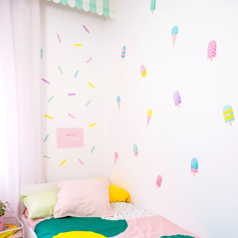 Pastel Sprinkles Wall Stickers