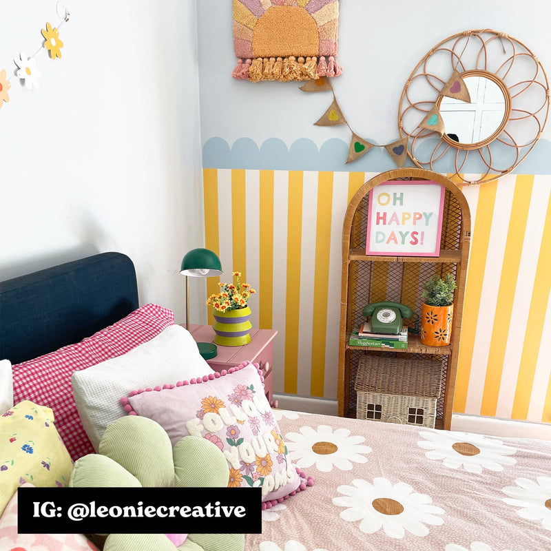 Striped Wallpaper - Peel & Stick Wallpapers by Made of Sundays