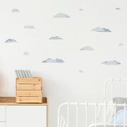 Swallows & Clouds Wall Sticker Themepack, wall decals by Made of Sundays