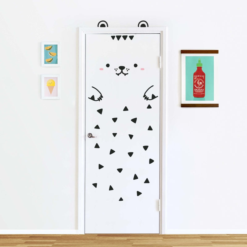 Tofu le Tigre, Autocollant de Porte
