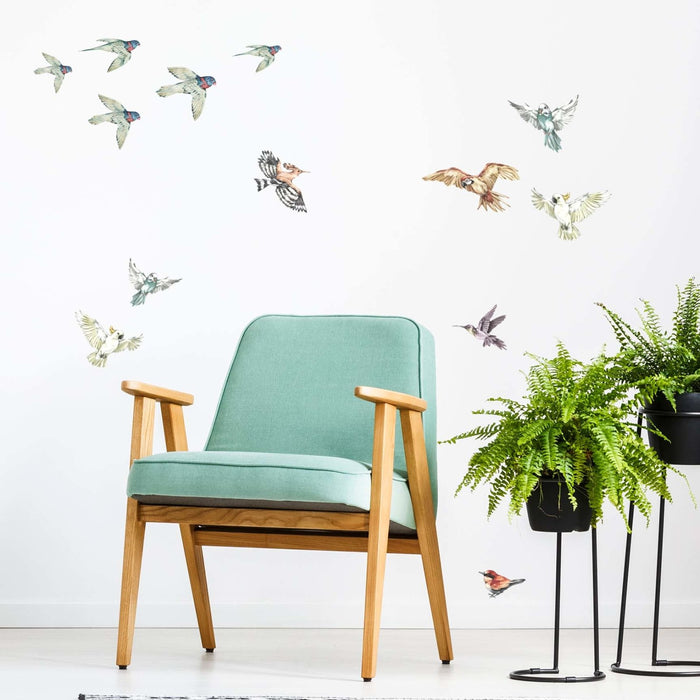 Tropical Birds Jungle Wall Stickers