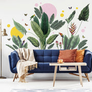 Vintage Tropical Jungle with Shapes, wall decals by Made of Sundays