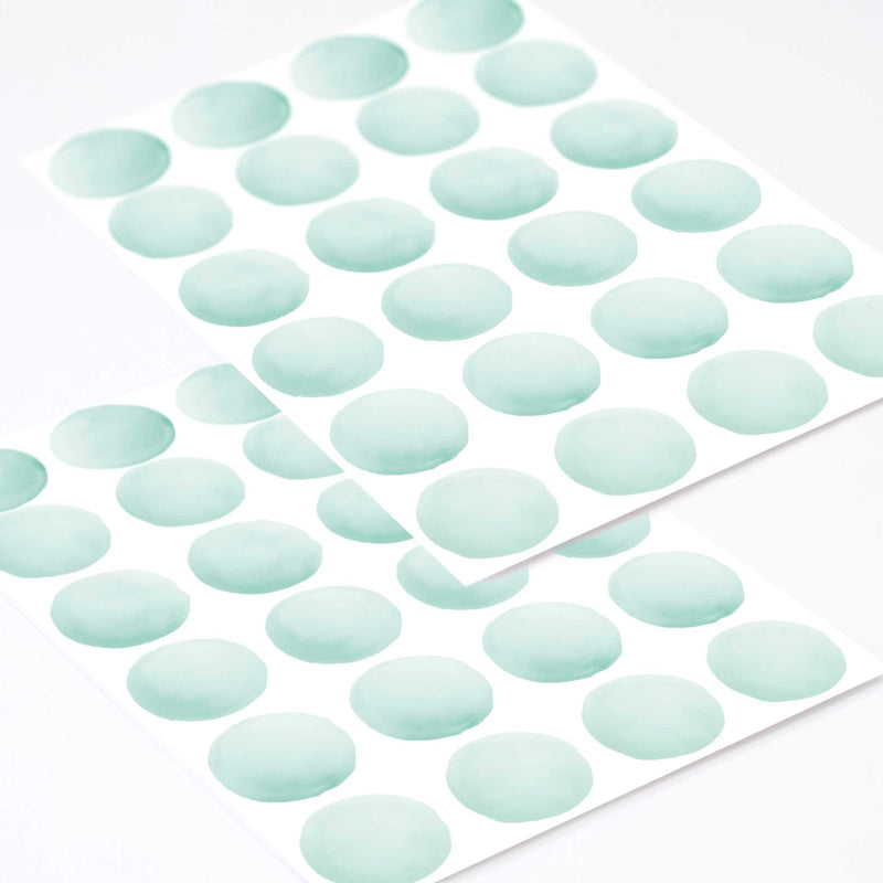 Stickers Muraux à Pois Aquarelle, 6 cm