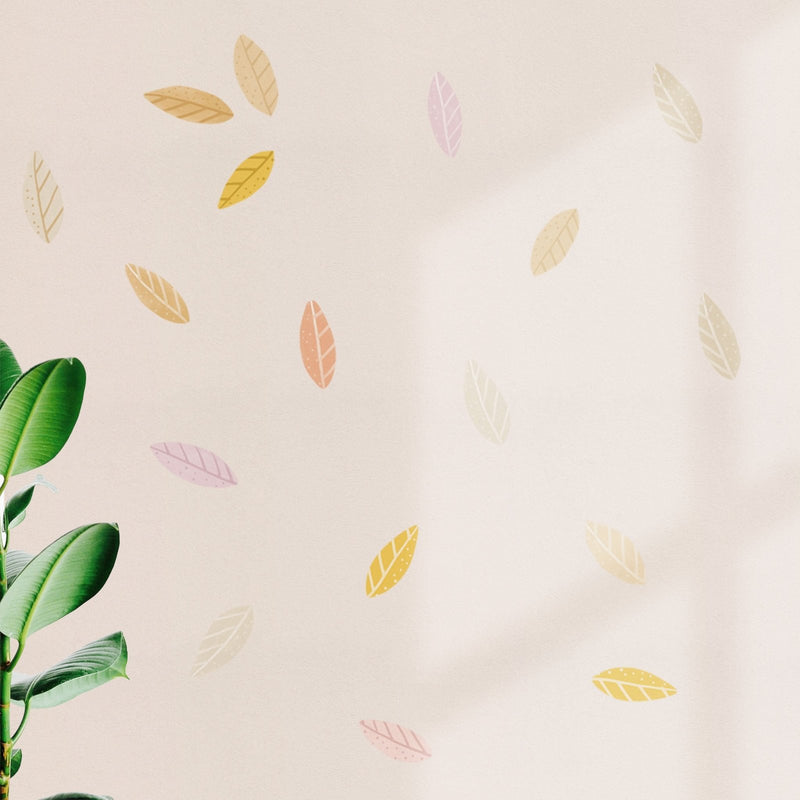 Woodland Autumn Leaves Wall Stickers, wall decals by Made of Sundays