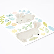 Woodland Spring Bunnies, Wall Stickers, wall decals by Made of Sundays